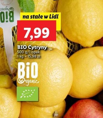 Lidl Cytryny bio oferta