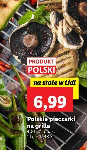 Lidl Pieczarki na grilla oferta