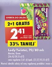 Biedronka Lód monstaahh algida twister oferta