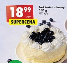 Biedronka Tort śmietankowy oferta