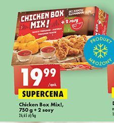 Biedronka Chicken box + 2 sosy oferta