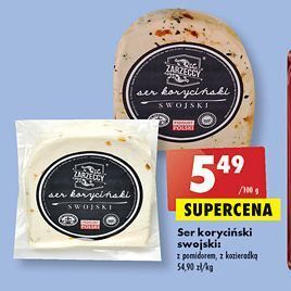 Biedronka Ser koryciński swojski z pomidorem zarzeccy oferta