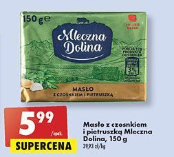 Biedronka Masło z czosnkiem i pietruszką mleczna dolina oferta