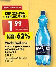 Biedronka Woda mocny gaz żywiec zdrój oferta