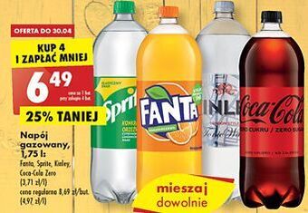Biedronka Napój tonic water kinley oferta