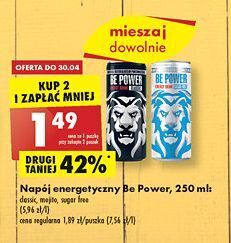 Biedronka Napój energetyczny classic be power oferta