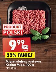 Biedronka Mięso mielone wołowe kraina mięs oferta