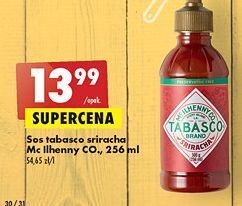 Biedronka Sos tabasco sriracha develey oferta