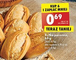 Biedronka Bułka poranna oferta