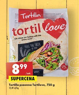 Biedronka Tortilla pszenna xxl tortillove oferta