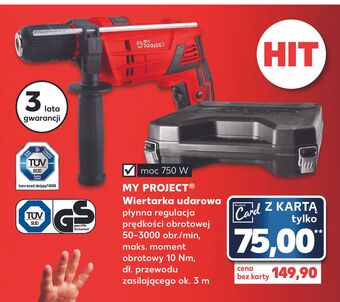 Kaufland Wiertarka udarowa 750 w k-classic myproject oferta