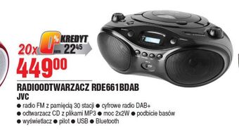 E.Leclerc Radioodwarzacz rde661bdab jvc oferta