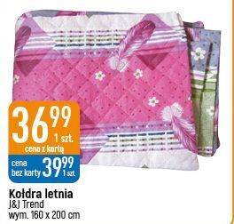 E.Leclerc Kołdra letnia 160 x 200 cm j&j trend oferta