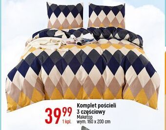 E.Leclerc Komplet poscieli 160 x 200 cm + 2 70 80 maketop oferta