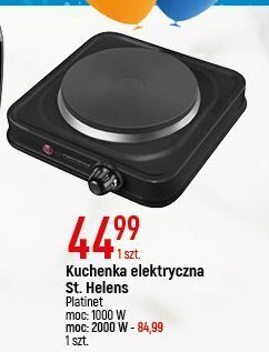E.Leclerc Kuchenka elektryczna st. helens 1000 w esperanza oferta
