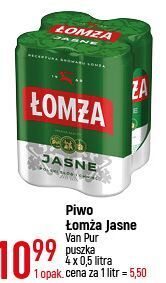 E.Leclerc Piwo łomża jasne (dawniej export) oferta