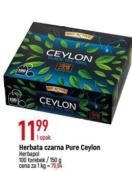 E.Leclerc Herbata big-active black tea 100% oferta