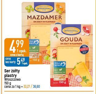 E.Leclerc Ser gouda w plastrach włoszczowa oferta