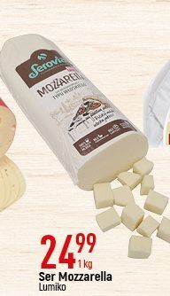 E.Leclerc Ser mozzarella typu włoskiego serovia oferta