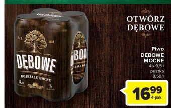 Carrefour Piwo dębowe dojrzałe mocne oferta