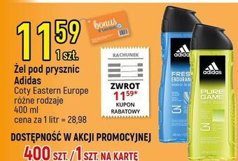 E.Leclerc Żel pod prysznic adidas men pure game oferta