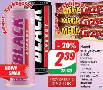 Dino Napój energetyczny zero sugar black energy oferta