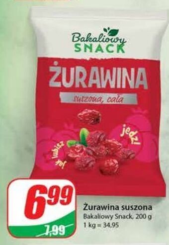 Dino Żurawina cała bakaliowy snack oferta