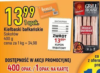 E.Leclerc Kiełbaski bałkańskie sokołów grill house oferta