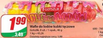 Dino Wafle do lodów gotszlik oferta