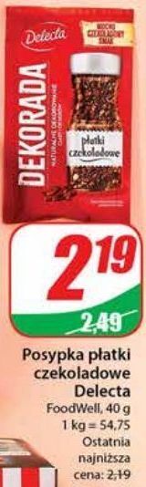 Dino Posypka płatki czekoladowe delecta decorada oferta