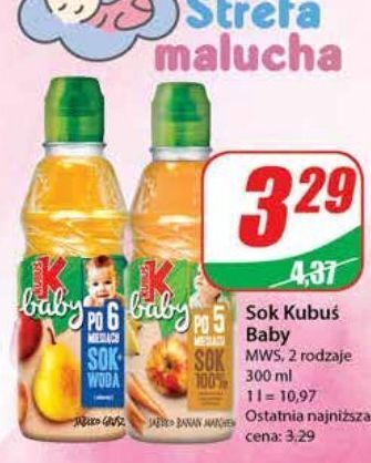 Dino Sok jabłko-banan-marchew kubuś baby oferta