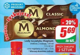 Dino Lód almond algida magnum oferta
