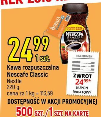 E.Leclerc Kawa nescafe classic oferta