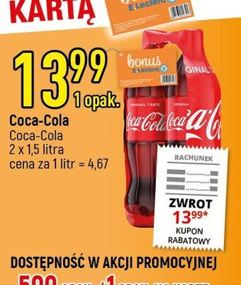 E.Leclerc Napój coca-cola oferta