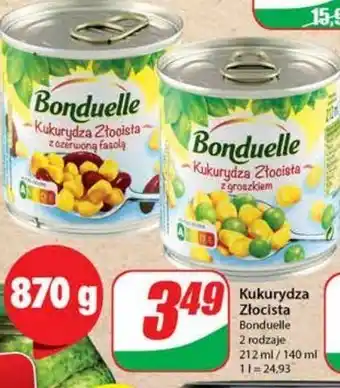 Dino Kukurydza złocista z czerwoną fasolą bonduelle oferta