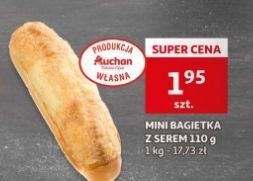 Auchan Mini bagietka z serem auchan oferta