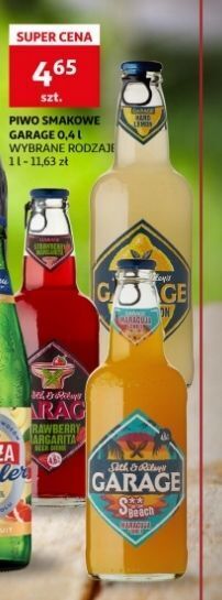 Auchan Piwo garage hard lemonade oferta