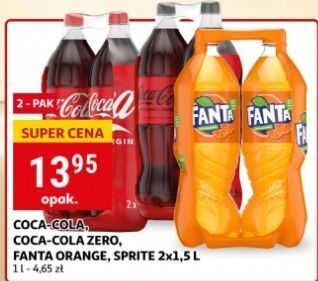Auchan Napój pomarańczowy fanta oferta