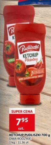 Auchan Ketchup łagodny pudliszki oferta