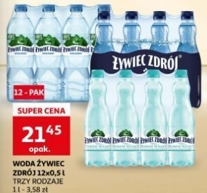 Auchan Woda mocny gaz żywiec zdrój oferta