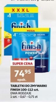 Auchan Tabletki do zmywarki finish power essential oferta