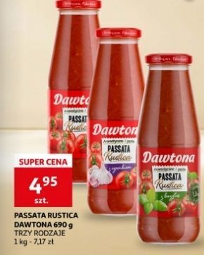 Auchan Passata z czosnkiem dawtona oferta