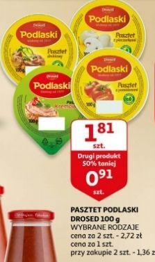 Auchan Pasztet z pomidorami drosed podlaski oferta
