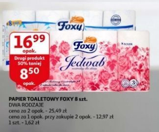 Auchan Papier toaletowy foxy camilla oferta
