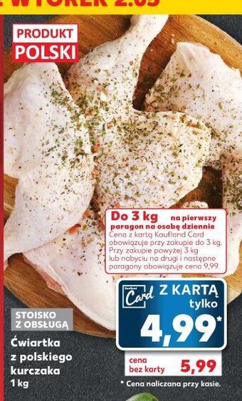 Kaufland Ćwiartka z kurczaka oferta