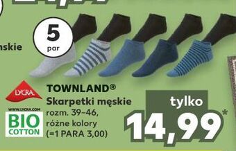 Kaufland Skarpetki męskie krótkie 39-46 townland oferta