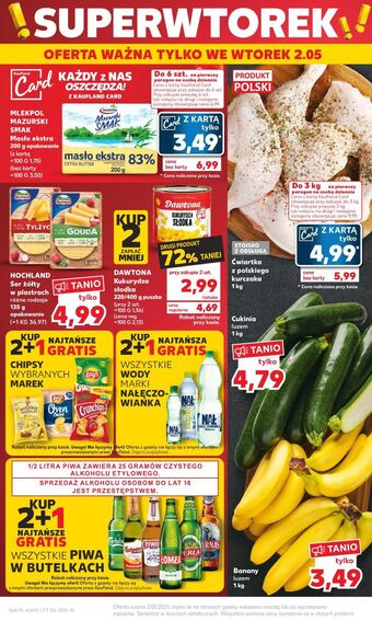 Kaufland Masło ekstra mazurski smak oferta