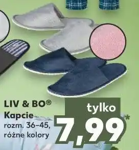 Kaufland Kapcie damskie 36-45 liv & bo oferta