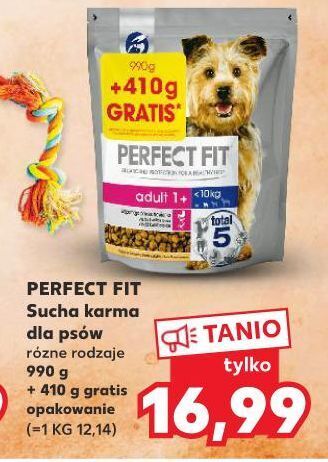 Kaufland Karma dla psa adult 1+ perfect fit oferta