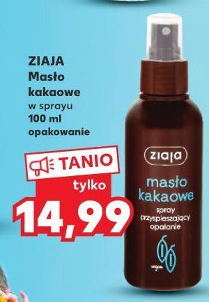 Kaufland Spray przyspieszający opalanie ziaja masło kakaowe oferta